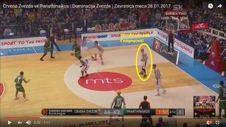 Crvena Zvezda - Panathinaikos 26.01.2017